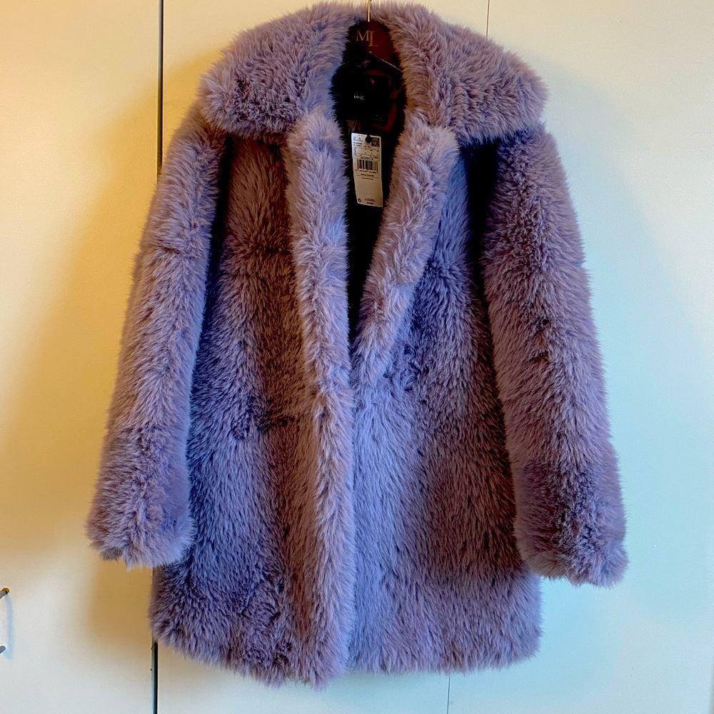 Brand new with tags lavender teddy coat
